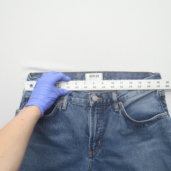 Agolde Fusion Wide Leg Baggy Jeans Size 27 - Picture 12 of 13